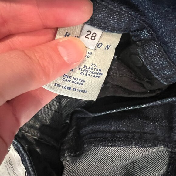 Hudson Signature Bootcut Blue Jeans Size 28 - Picture 8 of 13